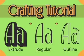 Capires 3D font