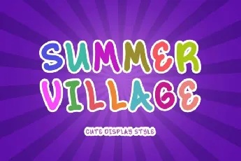 Summer Village font