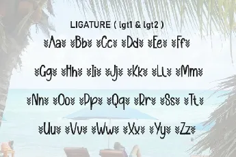 Beach Display font