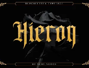 Hieron font