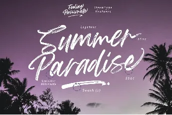 Feeling Passionate Brush Script font