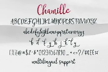 Chamille Duo font