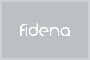 Fidena font