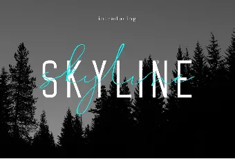 SKYLINE font