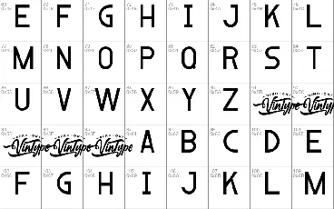 Blackshear Demo font