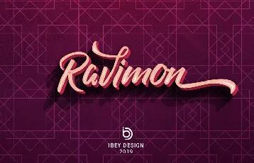 Ravimon font