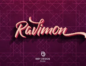 Ravimon font