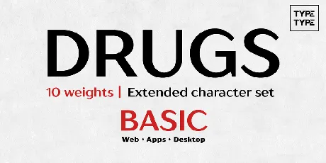 Drugs font