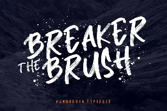 Breaker The Brush font