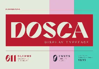 Dosca font