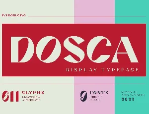 Dosca font