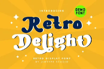 Retro Delight font