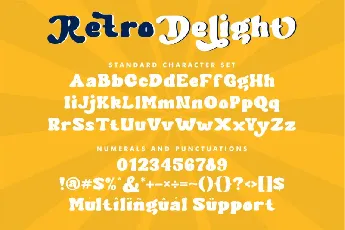 Retro Delight font