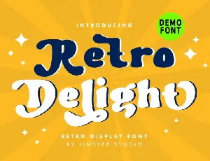 Retro Delight font