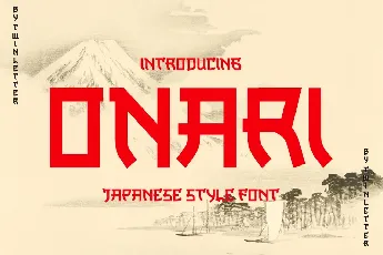 ONARI font