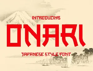 ONARI font