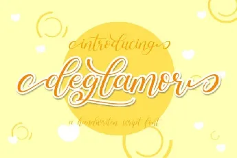 Deglamor font