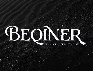 Beqiner font