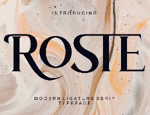 Roste font