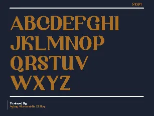 Abimanue font