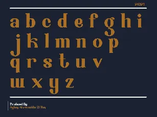 Abimanue font