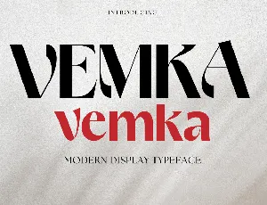 VEMKA font