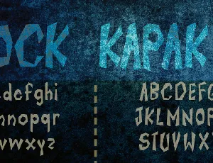 ROCK KAPAK 2 font