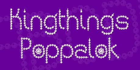 Kingthings Poppalok font