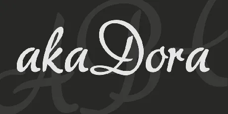 akaDora font