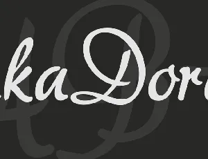 akaDora font