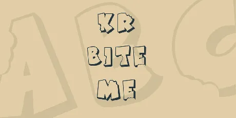 KR Bite Me font