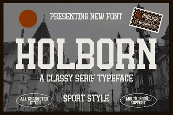 Holborn font