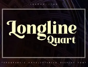 Longline Quartz Serif font