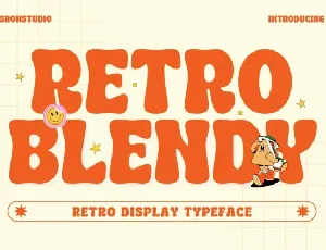 Retro Blendy font