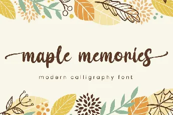 Maple Memories Handwritten Script font