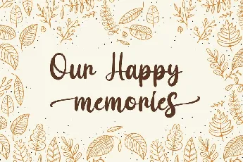 Maple Memories Handwritten Script font