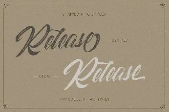 Striped King Script Free Download font