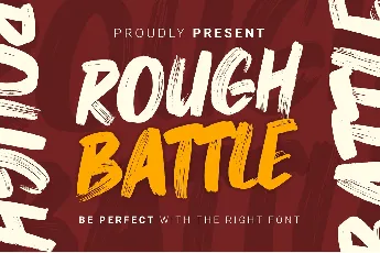 Rough Battle font