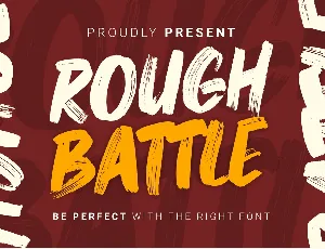 Rough Battle font