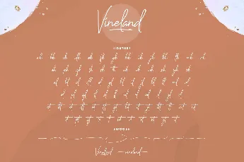 Vineland Demo font