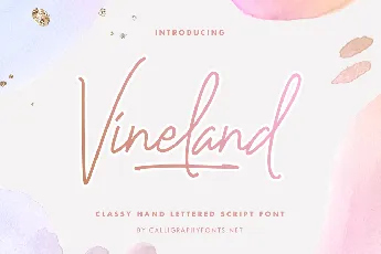 Vineland Demo font