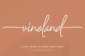 Vineland Demo font