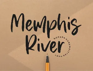 Memphis River font