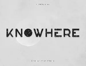 Knowhere font