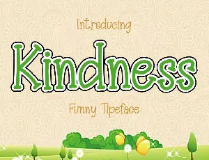 Kindness font