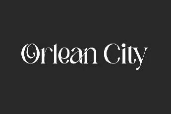 Orlean City Demo font