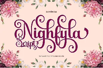 Nighfyla Script demo font