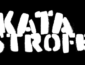 Katastrofe DEMO font