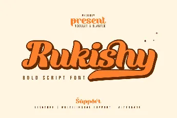 Rukishy Trial font