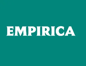 Empirica font